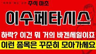 [이수페타시스 주가전망] 하락? 이건 뭐 거의 바겐세일이죠, 이런 종목은 꾸준히 모아가세요