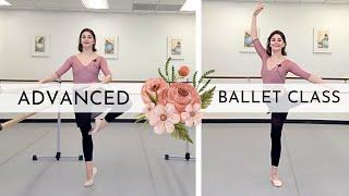 Advanced LIVE Ballet Class  Barre & Center Exercises  | Kathryn Morgan