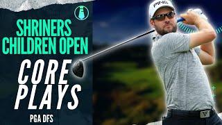 PGA DFS: Shriners Hospital Open Core Plays