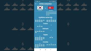 Countries info - Army Comparison (South Kore vs North Korea)