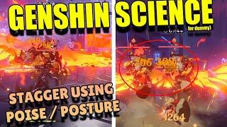 Genshin Science! Stagger using the HIDDEN POSTURE(Poise) System