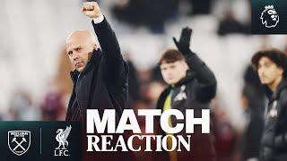 Slot's Reaction: Five Goalscorers, New Salah Record | West Ham 0-5 Liverpool