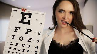 ASMR FLIRTY DOCTOR EYE EXAM roleplay || Flirty Medical Exam RP