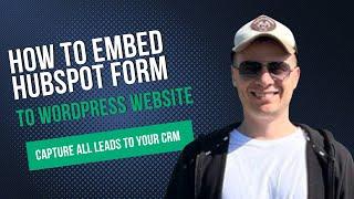 How to embed HubSpot form in WordPress