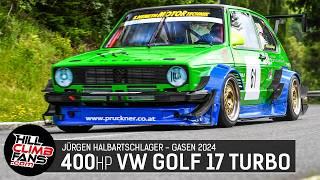 400hp VW Golf 1 Turbo || Hill Climb Gasen 2024 