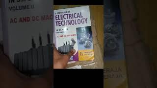 Electrical Machines Book   #shorts #electricalmachine