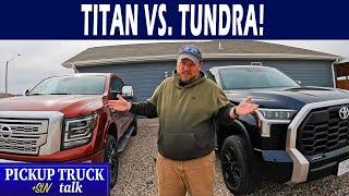 Truck Comparison! 2022 Nissan Titan XD vs. 2022 Toyota Tundra