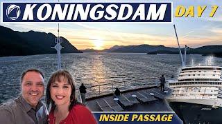 Holland America Koningsdam Alaska Cruise:  Inside Passage Sea Day (VLOG Day 7)