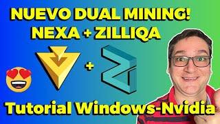 DUAL MINING NEXA + ZIL, tutorial Windows-Nvidia