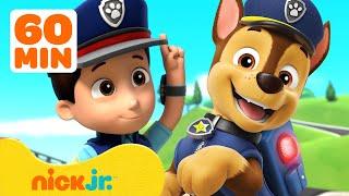 PAW Patrol Chase's Best Moments!  60 Minute Compilation | Nick Jr.