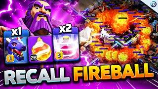 NEW DOUBLE RECALL FIREBALL Trick is SO CRAZY that it WORKS | Clash of Clans TH16 Attack Strategy