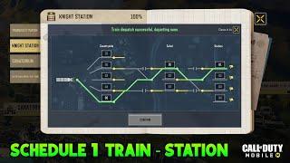 Schedule 1 Train in Knight Station- Krai Map Exploration Task CODM - COD Mobile