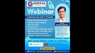 Opportunities in Cybersecurity | Webinar | Anfaal Foundation