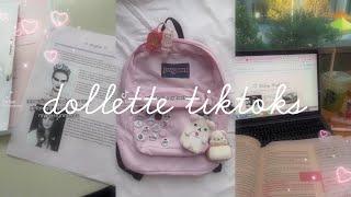  romanticizing school like an it girl  (dollette/girly/pink tiktok compilation)