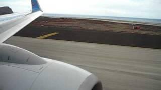 Takeoff from Tenerife-Sur Airport (Reina Sofia)