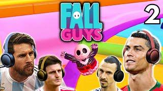 Messi & Ronaldo play FALL GUYS - with Zlatan & Maguire!