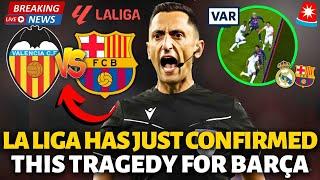 URGENT! 100% OFFICIAL! LA LIGA CONFIRMS THIS TRAGEDY FOR BARCELONA! BARCELONA NEWS TODAY!