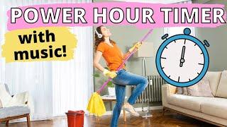 Power Hour Cleaning Timer | WITH MUSIC