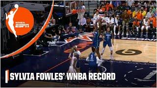 Sylvia Fowles becomes the first WNBA player with 4K rebounds 