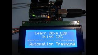 Interfacing LCD 20x4 with Arduino