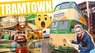 Tramtown Blackpool TOUR - I Visit The Old Trams of Blackpool