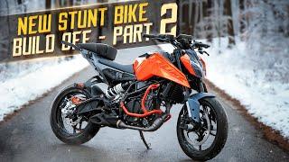 CUSTOM 2024 KTM 250 DUKE STUNT BUILD PART 2 | RokON VLOG