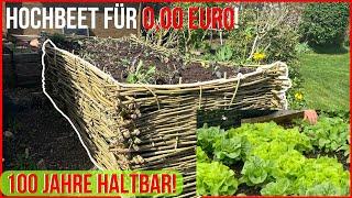 Hochbeet 100 Jahre haltbar! Und das ganze für 0,00 Euro! | Einmal bauen immer ernten!