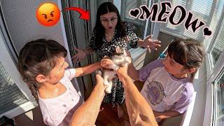 WE HIDE CUTE KITTY FROM CRAZY MOM. HOW WOULD YOU HANDLE IT? (Epic Funny POV Chase) @DumitruComanac