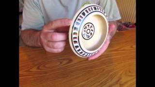 Turning a sycamore bowl with Milliput epoxy putty inlay - part 1