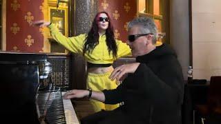 Rad Boogie On A Secret Piano With A Dancing Girl