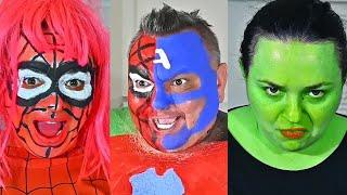 Superheroes Make Up Compilation