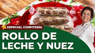 ROLLO DE LECHE Y NUEZ