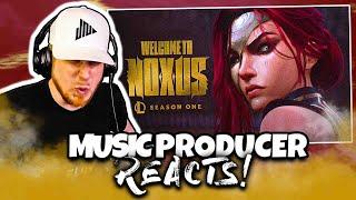 MUSIC PRODUCER REACTS to Welcome to Noxus (Bite Marks ft TEYA | 2025 Cinematic - League of Legends)