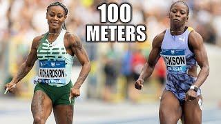 Sha'Carri Richardson CLASHES With Shericka Jackson || Women's 100 Meters - Nike Prefontaine Classic