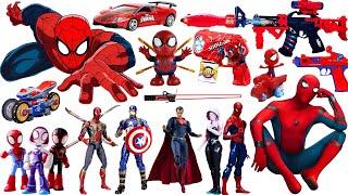 Spider-man Pop Toy series Unbox, Marvel Hero toy set, Spider-Man action doll, Marvel Pop toy gun