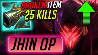 WILD RIFT JHIN NEW BROKEN BUILD ON THE NEW PATCH (COLLECTOR IS INSANE)