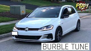 MK7.5 GTI Burble Tune Exhaust Pure Sounds!