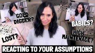 REACTING TO ASSUMPTIONS ABOUT ME!!! | JO DE LA ROSA GRAY