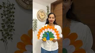 Republic Day Craft ideas for School Project | Tricolor peacock Craft Ideas #republicday #tricolor