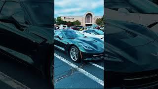 Accidentally ran into this little flash mob ) #cars #usa #america #charlotte #corvette #flashmob