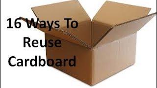 16 ways to reuse or repurpose cardboard sheets or boxes @DIYPROCESSBYHEMA