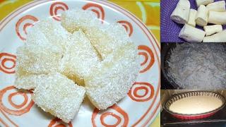 [Mauritian Cuisine] Recette Galettes de Manioc | Mauritian Cassava Cake | Gateau Manioc (Pudding)