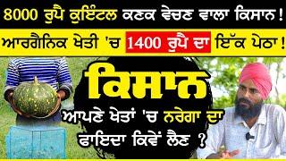 8000 ਰੁਪੈ ਕੁਇੰਟਲ ਕਣਕ ਵੇਚਣ ਵਾਲਾ ਕਿਸਾਨ ! Organic Farming | Best organic Farm Punjab | nrega | Sirlekh