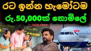  විදේශගත හැමෝටම නොමිලේ රු 50,000/= ක දීමනාවක් | Kuwait Saudi Dubai News | airport