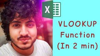 Vlookup Function in 2 minutes | MUKUL JAIN