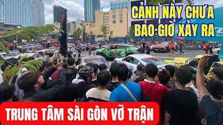 CẢNH CHƯA TỪNG THẤY ở Trung tâm Sài Gòn - ĐÔNG KHỦNG KHIẾP.