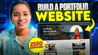 Build a Portfolio Website as a New Freelancer with 0 Experience 