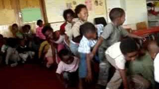 Children on the preschool in South-Africa