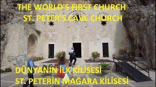 The world's first church, st. peter's cave church, pilgrimage center for christians Antioch Türkiye