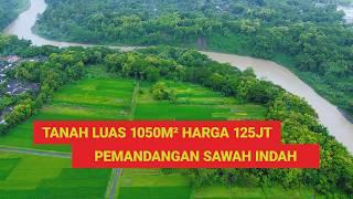 Tanah Luas 1050m² Harga 125 Juta View Sawah Indah, Dekat Calon Kampus UPN Dan Jalan Utama Menuju Tol